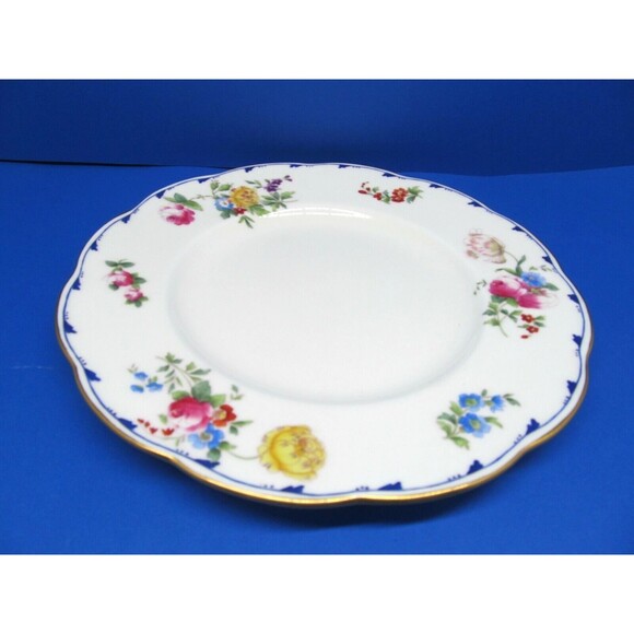 Minton Floral Scalloped Edge 9" Plate made In England Circa 1912 - Picture 4 of 10